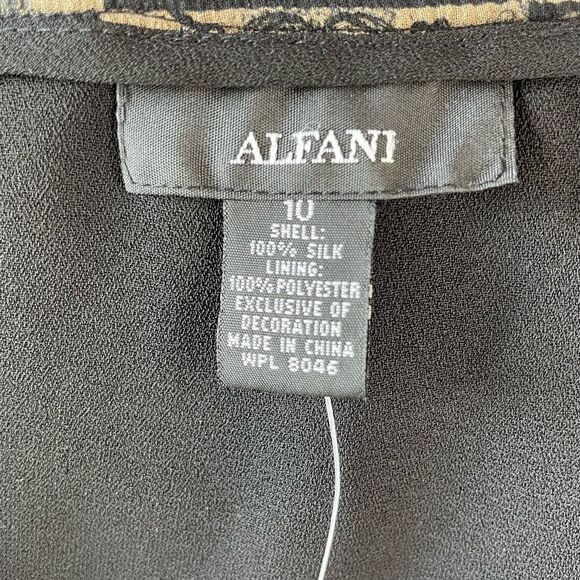 NWT Alfani Silk Midi Skirt Size 10 - Picture 7 of 8